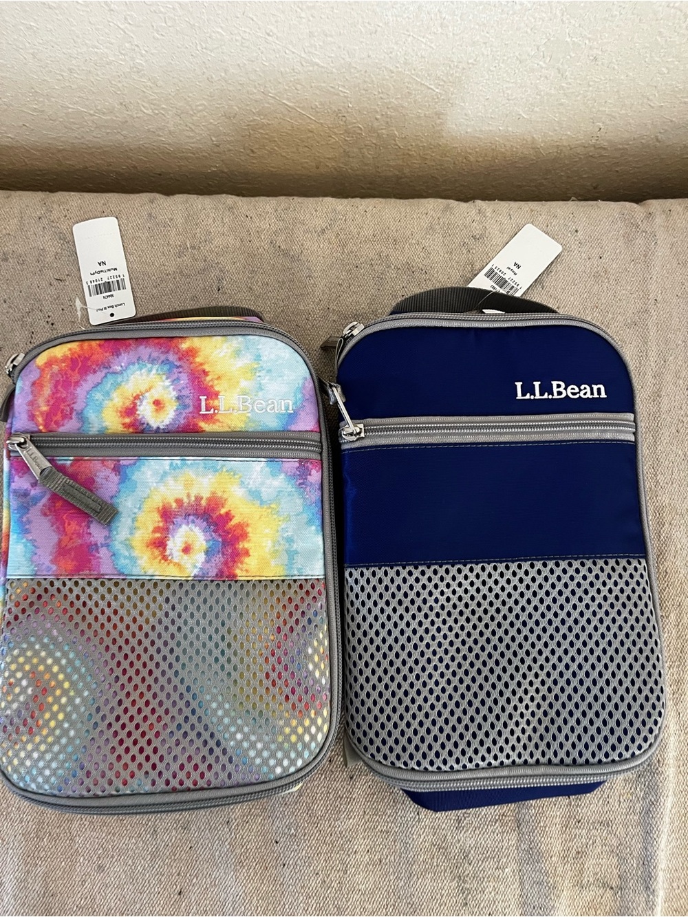 2  L.L. Bean Back to School Insulated Lunch Boxes New with tags